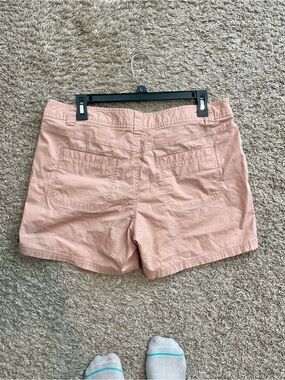 DKNY Peach Cotton Chino Bermuda Shorts